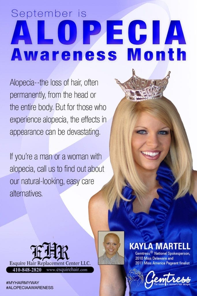 EHRAlopeciaAwarenessAd4x6 Esquire Hair Replacement Center LLC