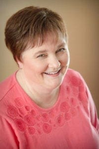 Woman after hair loss treatment